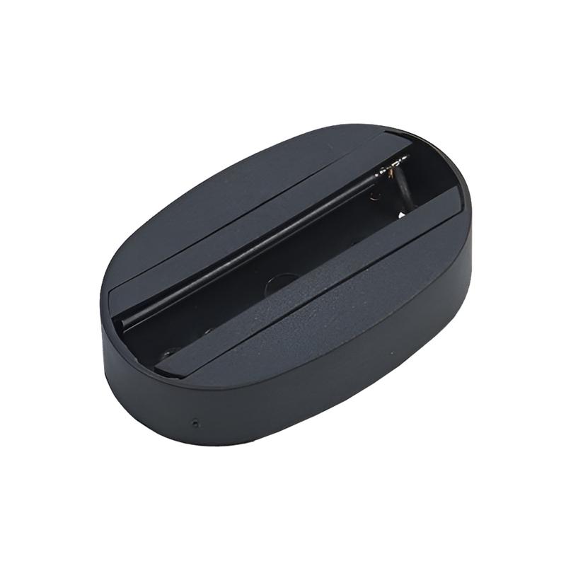 Крепление для трековых светильников стационарное CKB90-BL 90мм черн. IN HOME 4690612060774