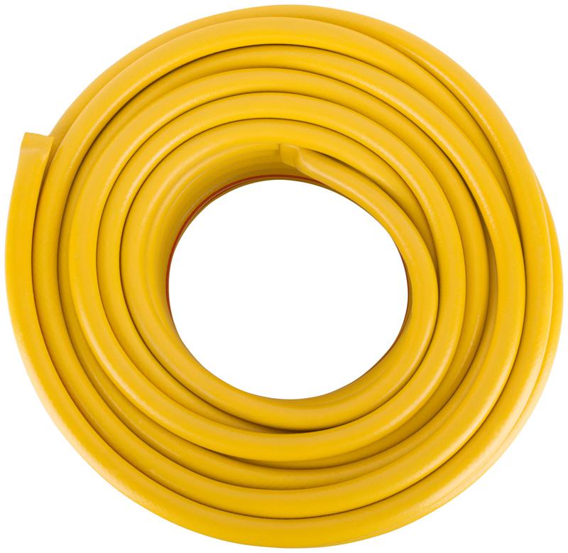 Шланг поливочный трехслойный армированный 3/4дюймх2.2ммх50м желт. КУРС 76319