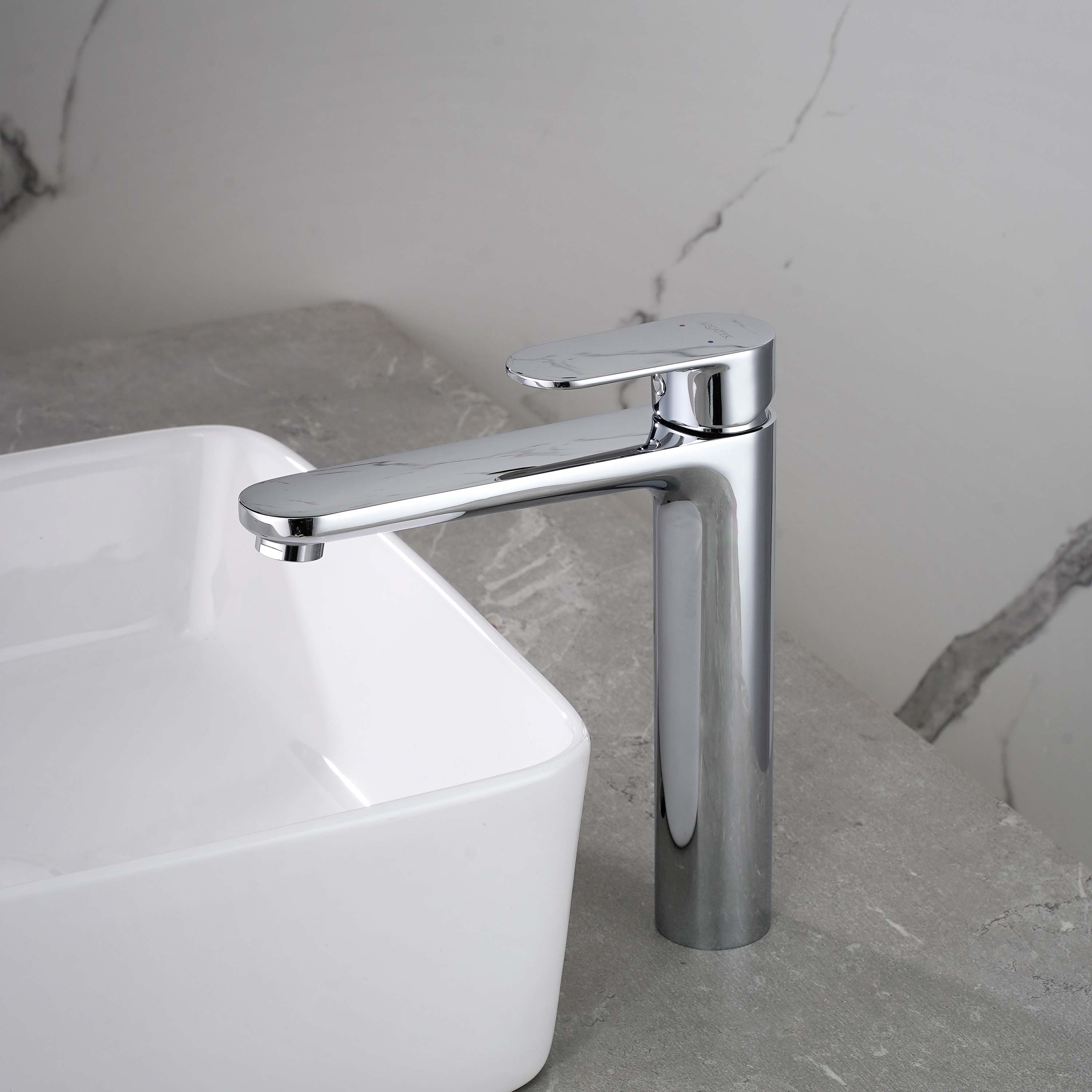 Cмеситель Aquatek НИКА для раковины 190 без  донного клапана AQ1804CR            хром