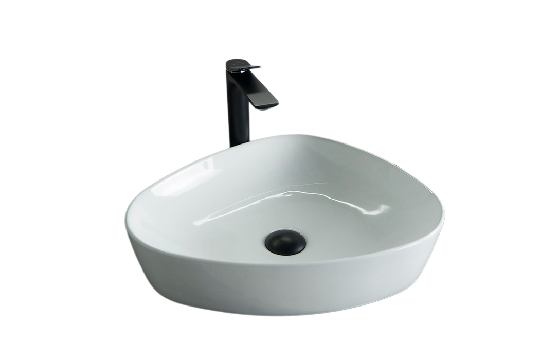 Раковина Gid N9386 51139 накладная белая 50x40x12