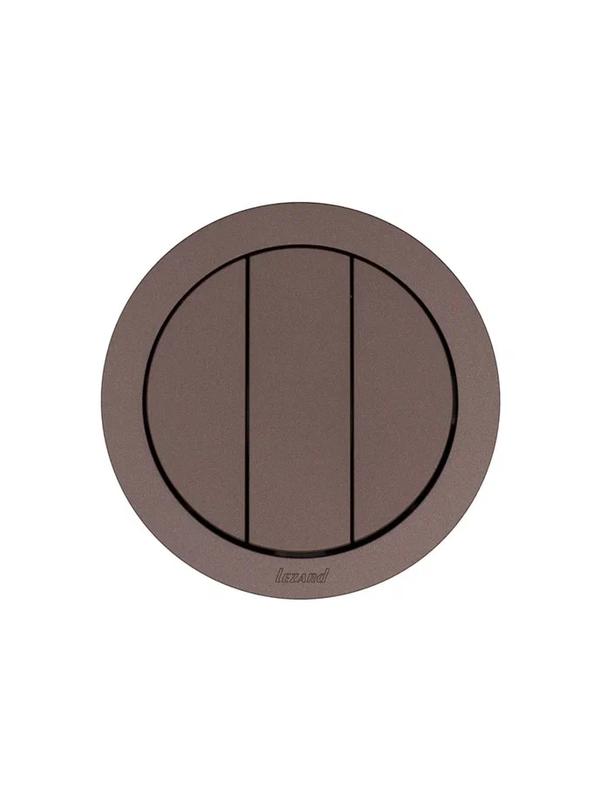 Выключатель 3-кл. СП OSEN механизм шоколад LEZARD 743-7388-109