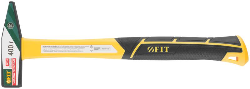 Молоток кованый Профи 400г фибергласовая усилен. ручка FIT 44334