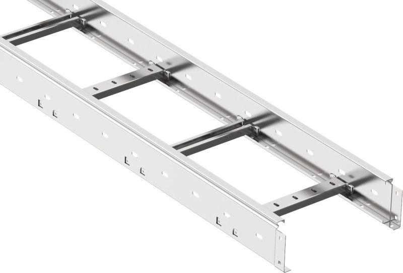 Лоток лестничный 150х400 L6000 сталь 1.2мм LESTA IEK CLM40-150-400-6-120