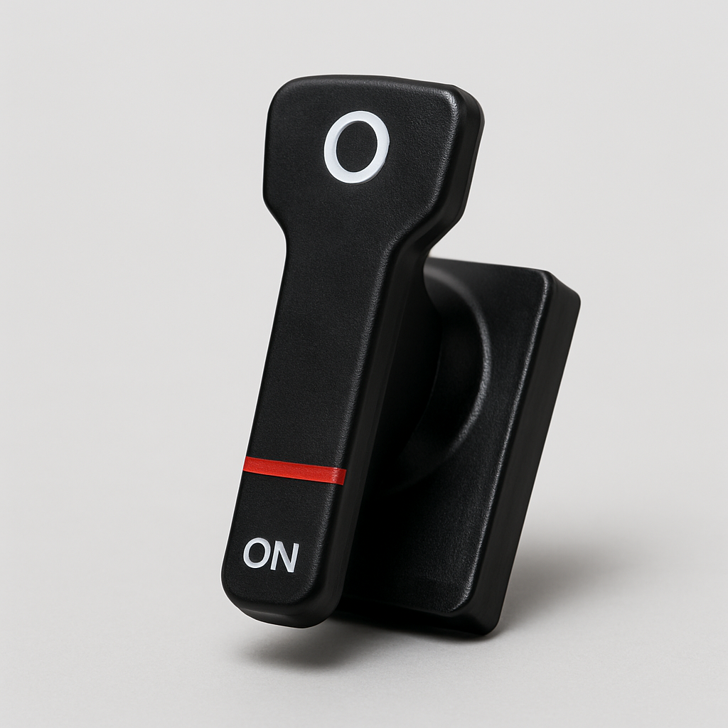 Рукоятка управления силовым автоматическим выключателем