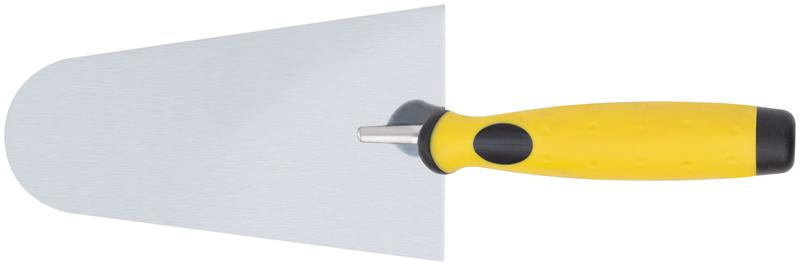 Мастерок бетонщика "Профи" "трапеция" нержав. мягкая ручка 180мм FIT 05072