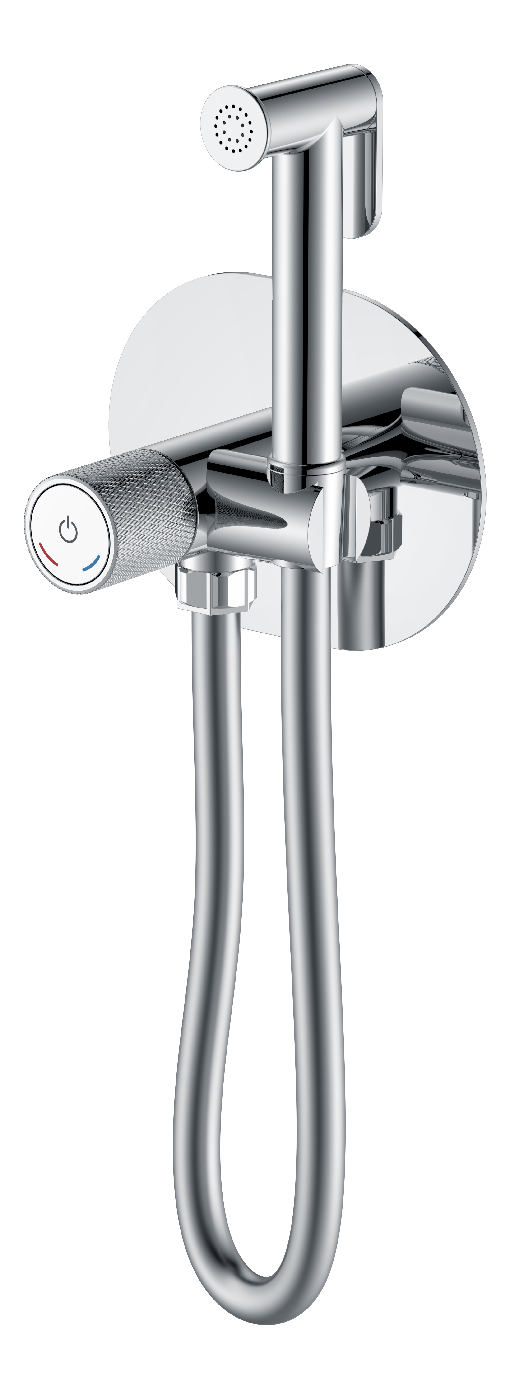 Смеситель гигиенический TECH Matt White