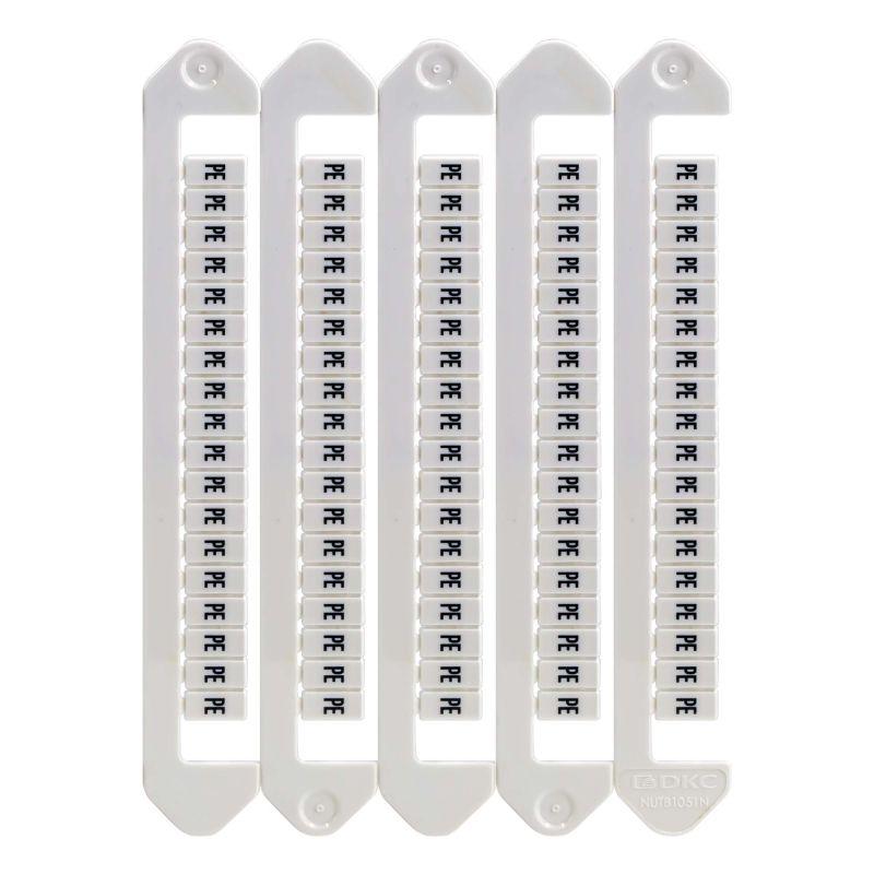 Маркировка для клемм Ш=5мм символы "17" горизонт. ориентация DKC NUTB-5-17H