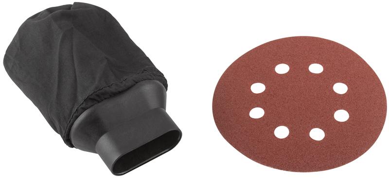 Машина шлифовальная эксцентриковая 480Вт 4000-14000об/мин; 125мм; липучка FIT 80585