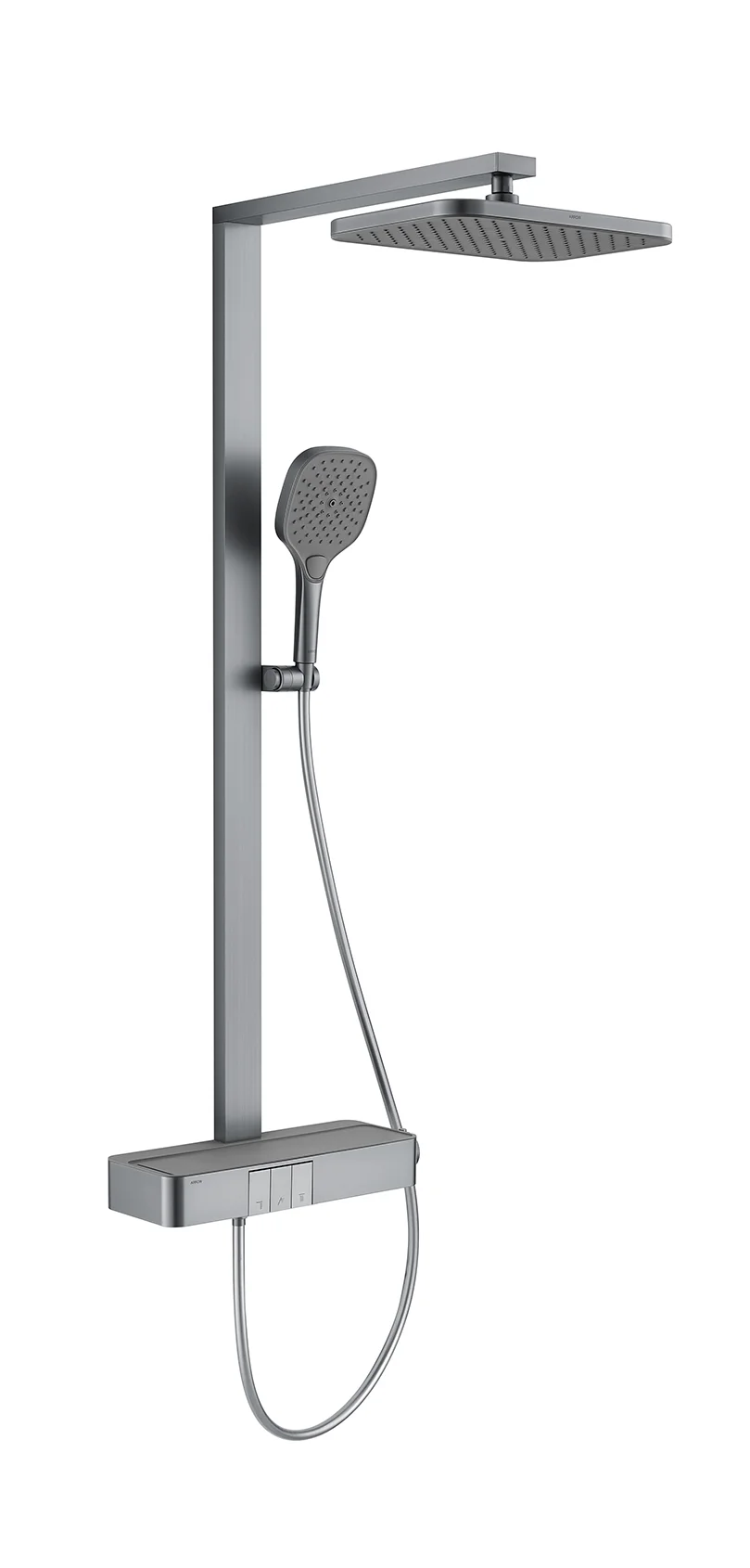 Душевая система Arrow AMG13GH872GG, 320*230 мм с термостатом, серый