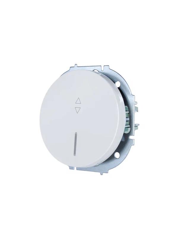 Выключатель проходной 1-кл. СП OSEN 10А IP20 с подсветкой механизм бел. LEZARD 743-0288-114