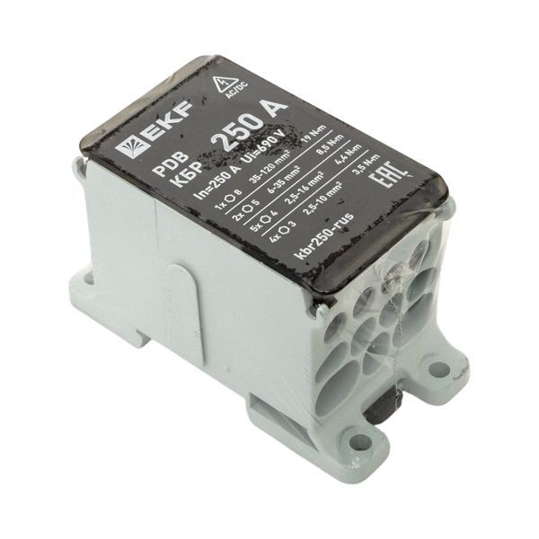 Блок распределительный клеммный КБР 250A EKF kbr250-rus