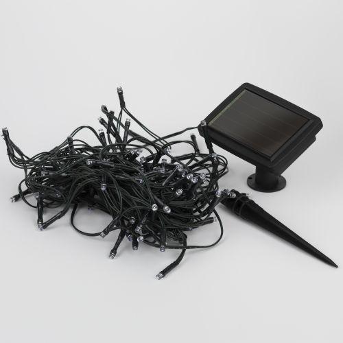 Гирлянда садовая "Бахрома" ERASF22-29 3.8х0.5м холод. бел. на солнечной батарее Эра Б0053373