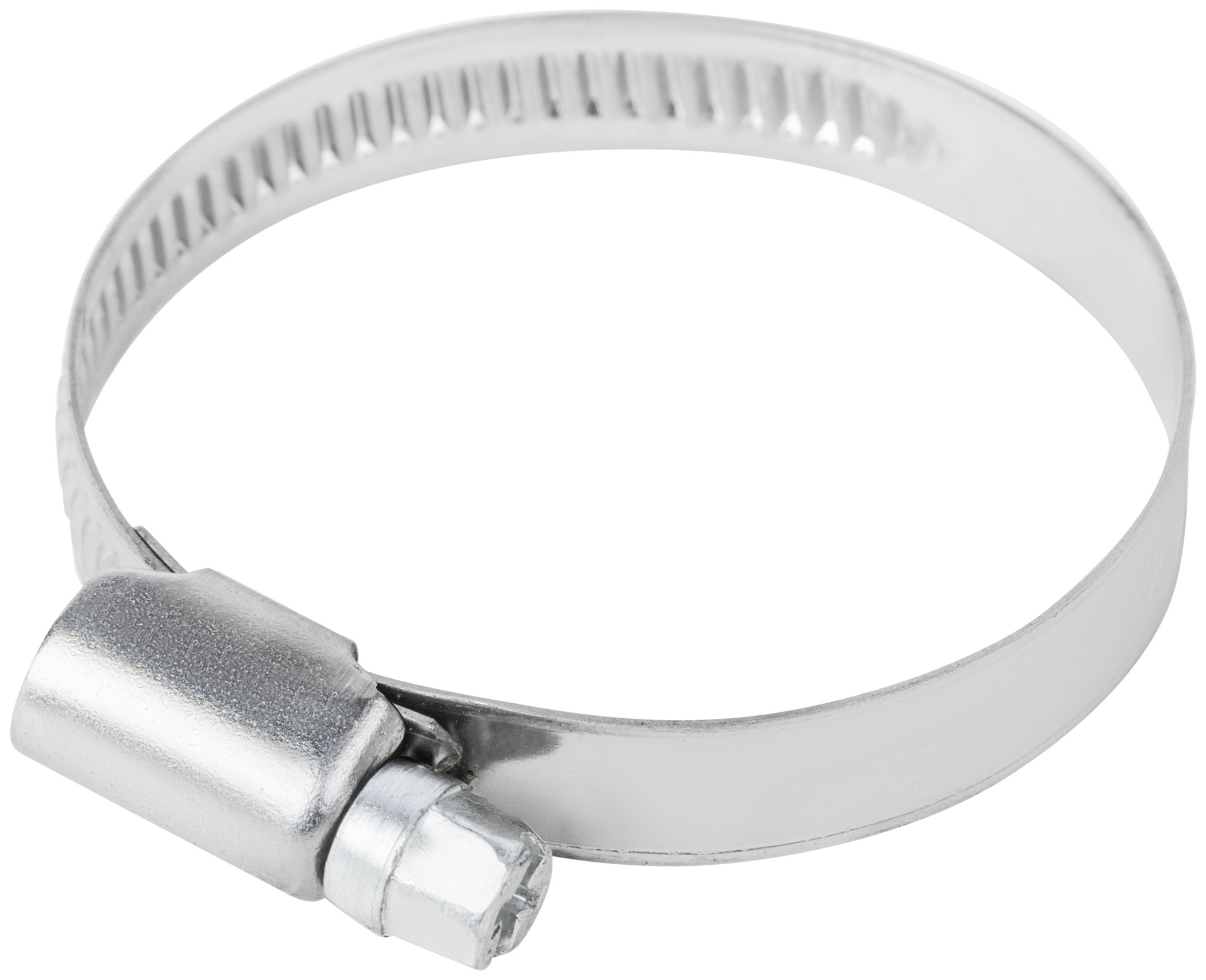 Хомут обжимной накатной, ширина 9 мм, нерж.сталь  32-50 мм