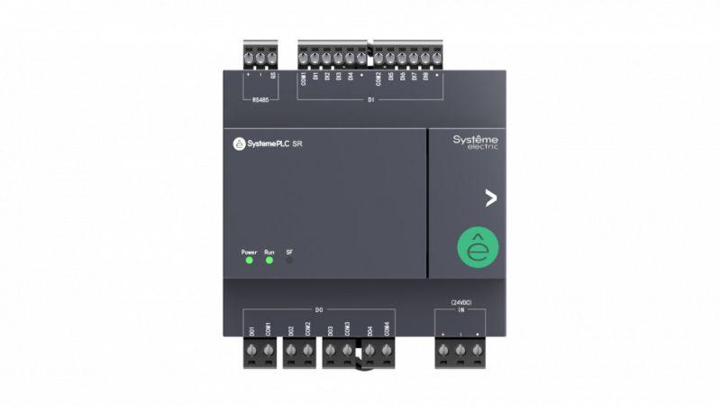 Реле интеллектуальное SR1 24В DC 12 IO: 6 DI; 4 DO (реле); 2 AI 1хRS485 SE ZR1PP00BD2A