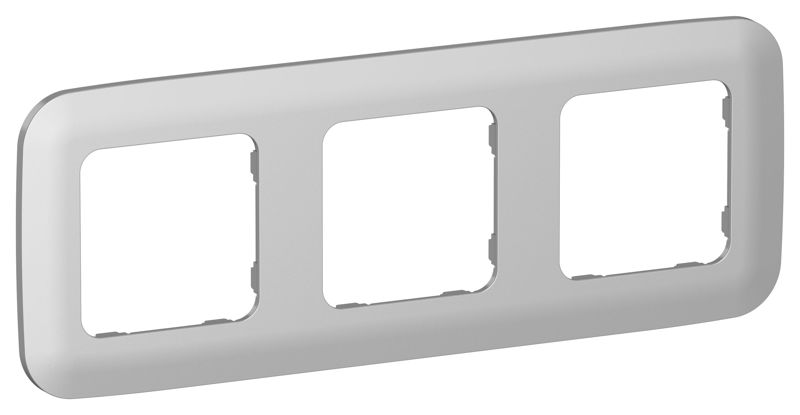 Рамка 3-м СП FLITE РУ-3-А-ФлА алюм. IEK FI-M32-31-20-K47