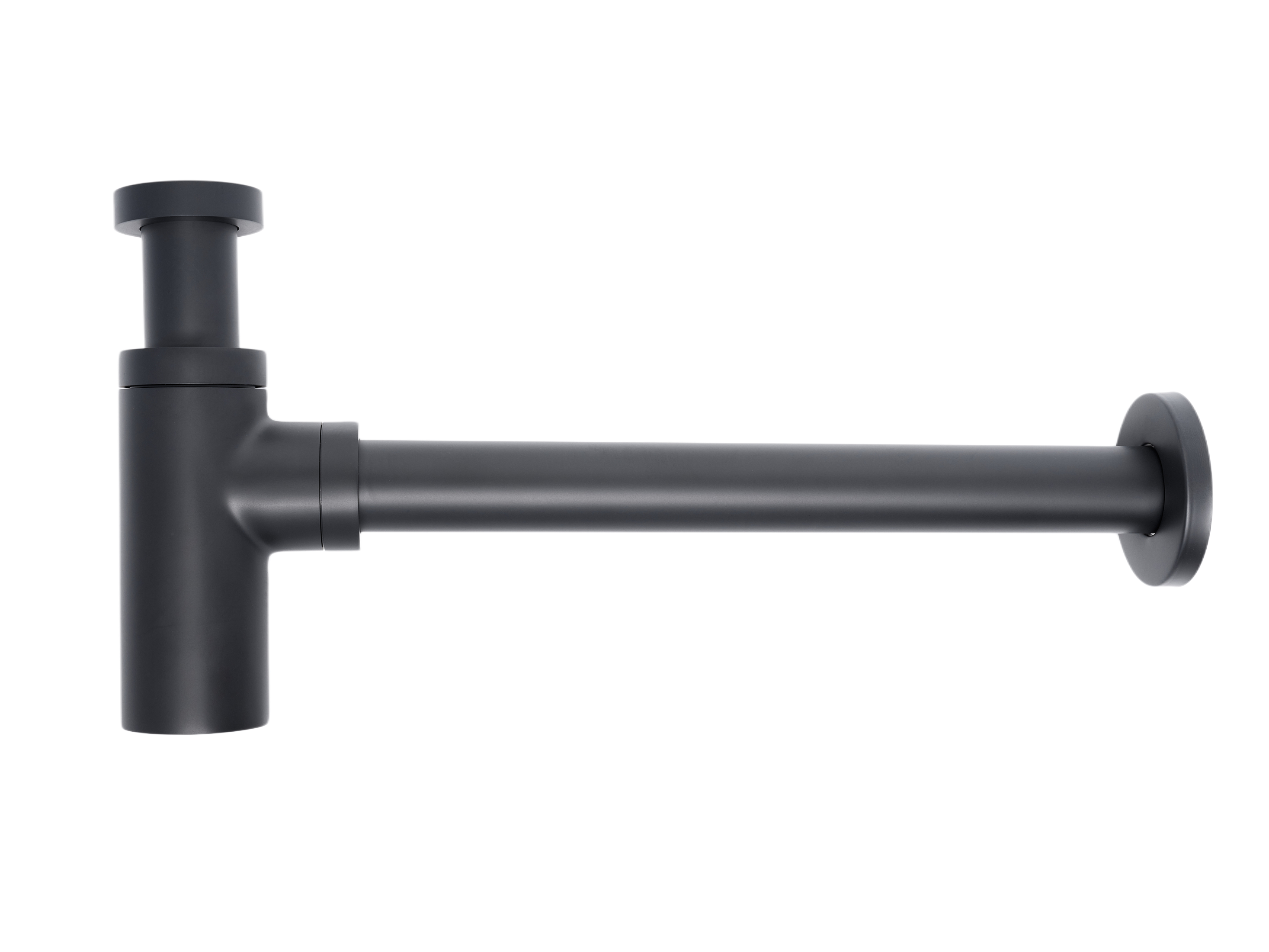 Сифон для раковины Gid G-74BL  75503S черный матовый