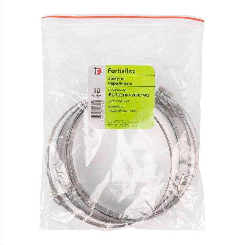 Хомут червячный PL-12 (16-27)/W2 стальн. Fortisflex 103915