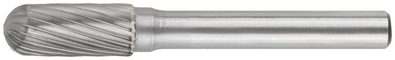 Шарошка карбидная профи штифт 6мм цилиндрическая с закруглением FIT 36592