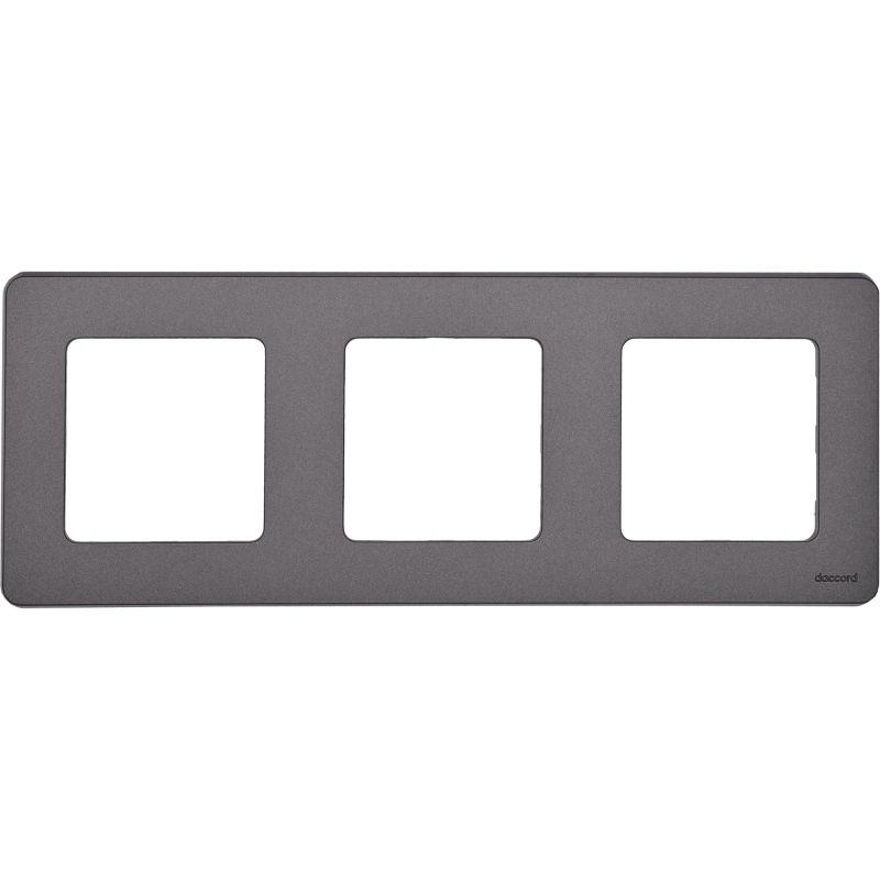 Рамка 3-м Inspiria дым. IEK 673957