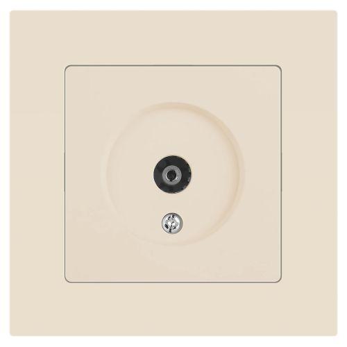 Розетка телевизионная одиночная TV СП Accent 6-301-02 IP20 сл. кость Intro Б0063605