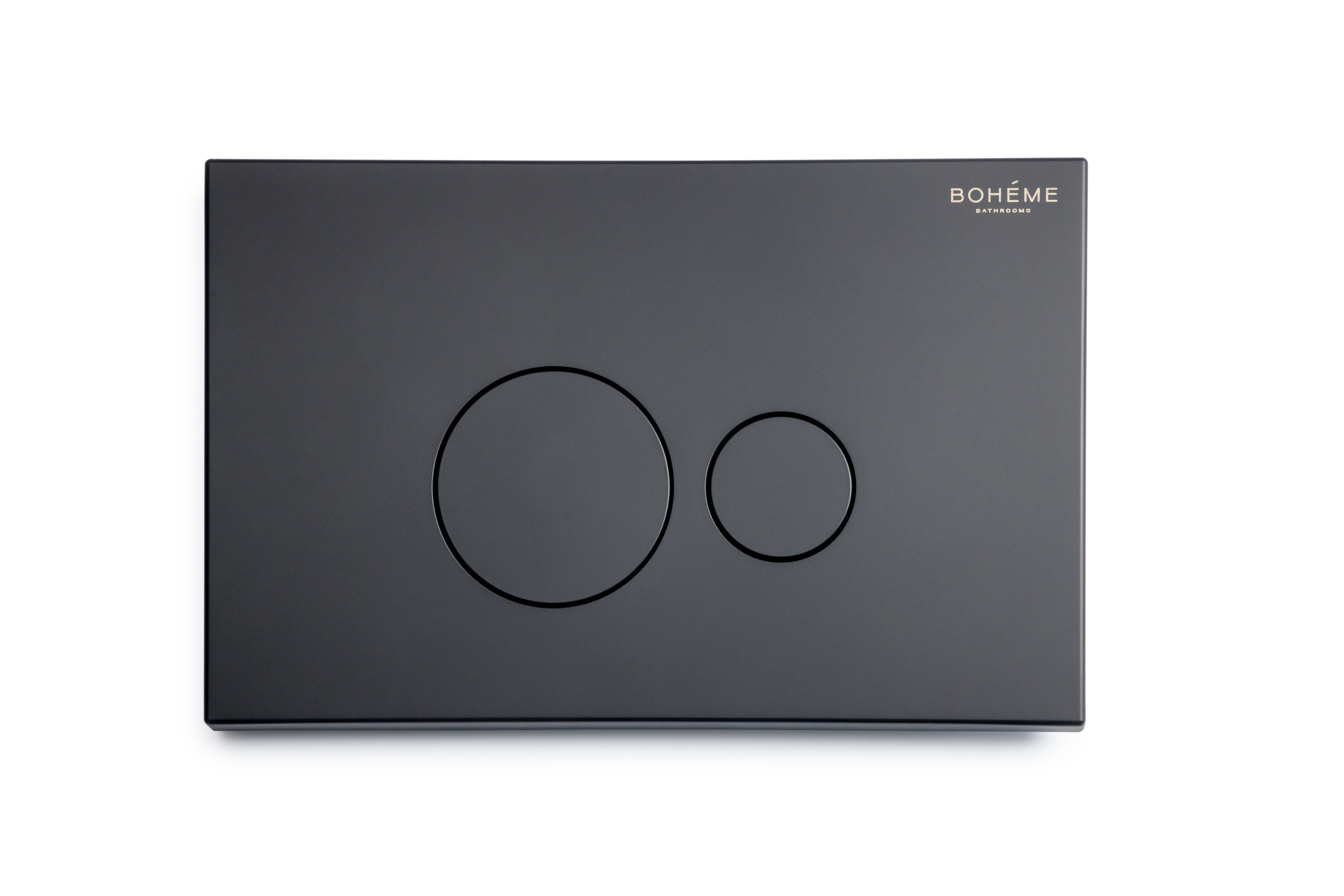 Кнопка для инсталляции Boheme, пластик Gun Metal