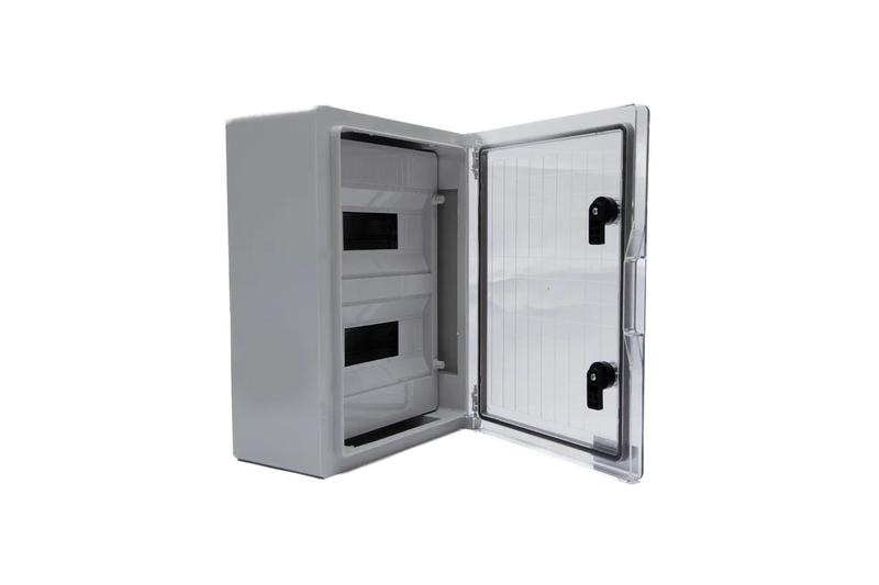 Корпус щита распределительного 300х400х165мм Din-рейки 24M (2х12) навесной пластик Cetinkaya Pano CP5113