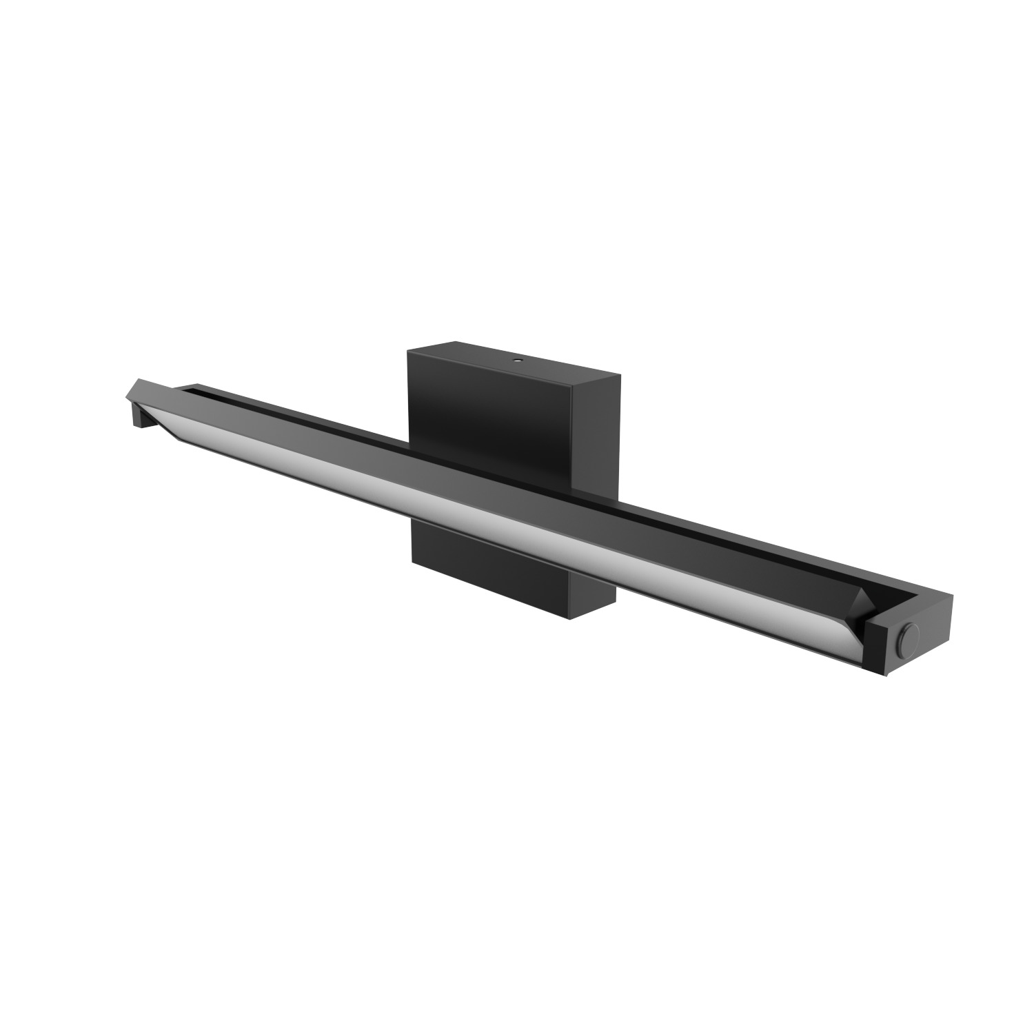 Светильник светодиодный настенный бра 12 Вт 730 лм 4000К AC 220В Черный IP20 440х80х100мм Safo Gauss