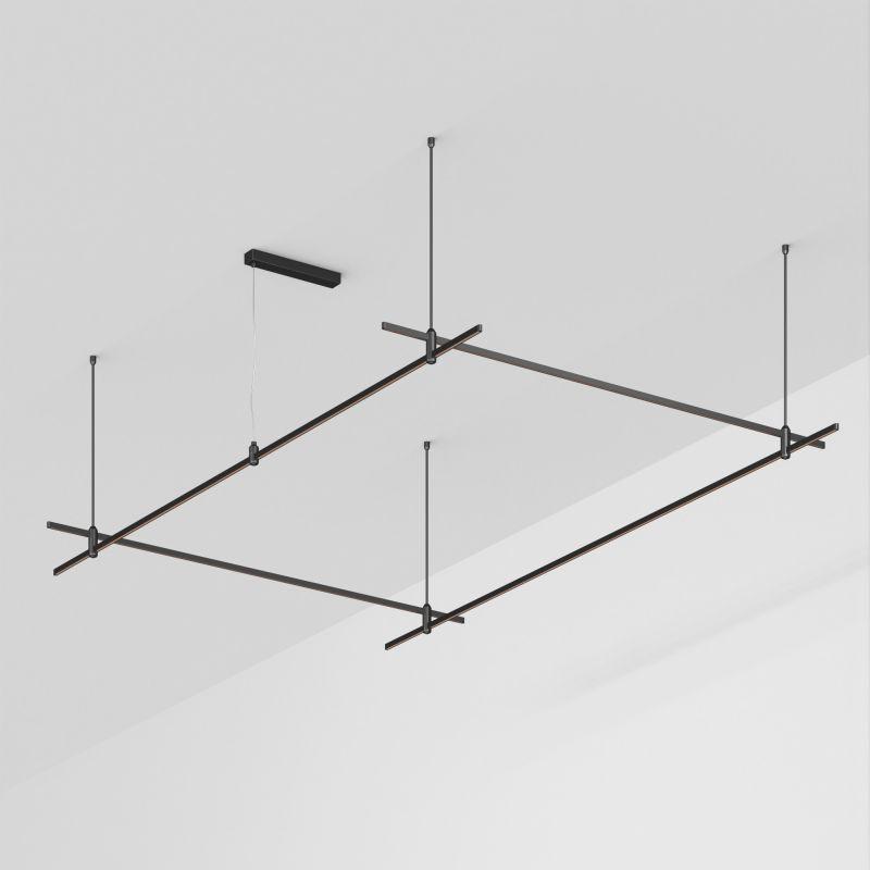 Трек ART-APRIORI-RECTANGLE-ROD-800-3000х2000 BK IP20 метал. Arlight 048545