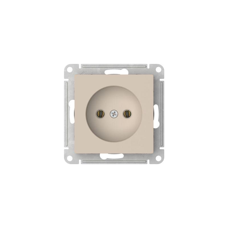 Розетка AtlasDesign 16А без заземл. без шторок быстрозажим. клем. механизм песочн. SE ATN001241S