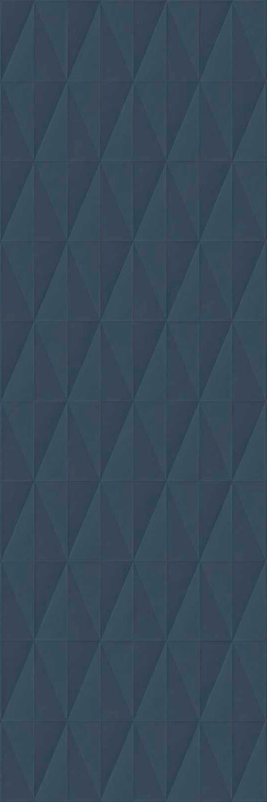 Плитка Eclettica Blue Struttura Diamond 3D 40x120