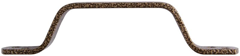 Ручка скоба плоская 85мм антик бронза 66793