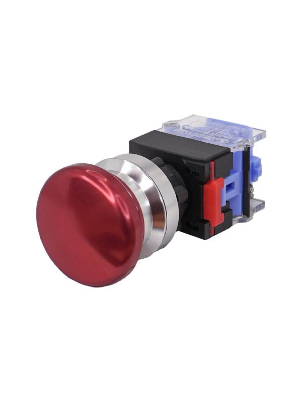 Выключатель кнопочный ВК30-01MB/R/P 1НЗ гриб без фиксации 40мм d30мм IP65 красн. Электротехник ET086976