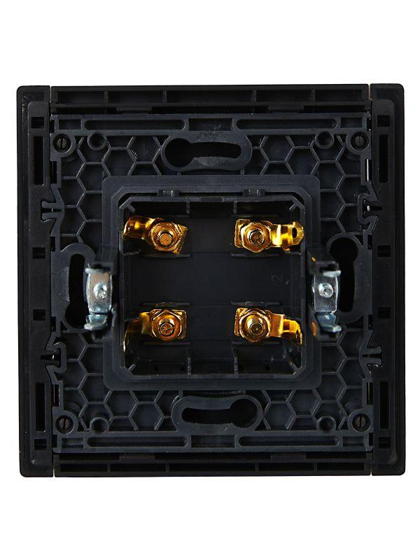 Аудиорозетка 4-м FORTE&PIANO FP139 черн. IEK FP-S40-K02