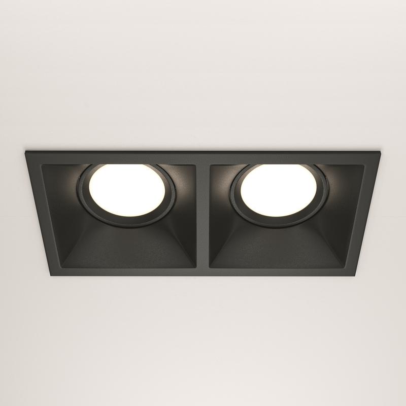 Светильник Dot 2х10Вт GU10 встраив. Maytoni DL029-2-02B