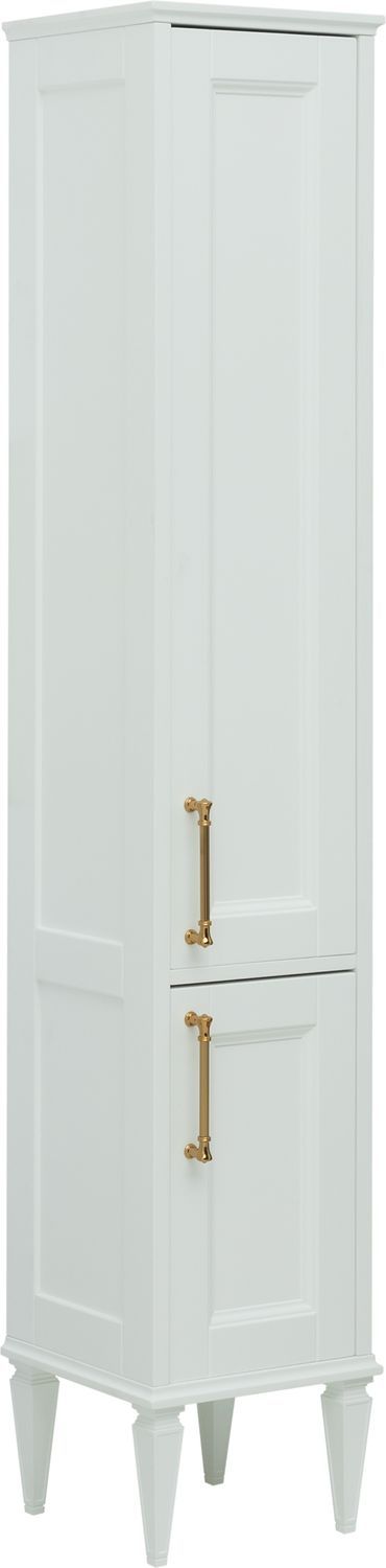 Пенал Бостон М 36 L цв.белый мат.(ручки золото) (253852)