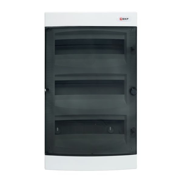 Щит распределительный навесной Unix 3х12мод. IP41 прозр. дверь PROxima EKF ux-3x12-n