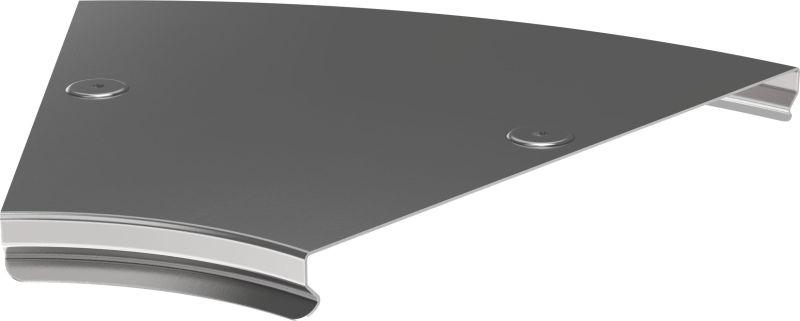 Крышка угла плавного 45град. тип Г01 ESCA 200мм IEK CPG01D-0-45-200-08