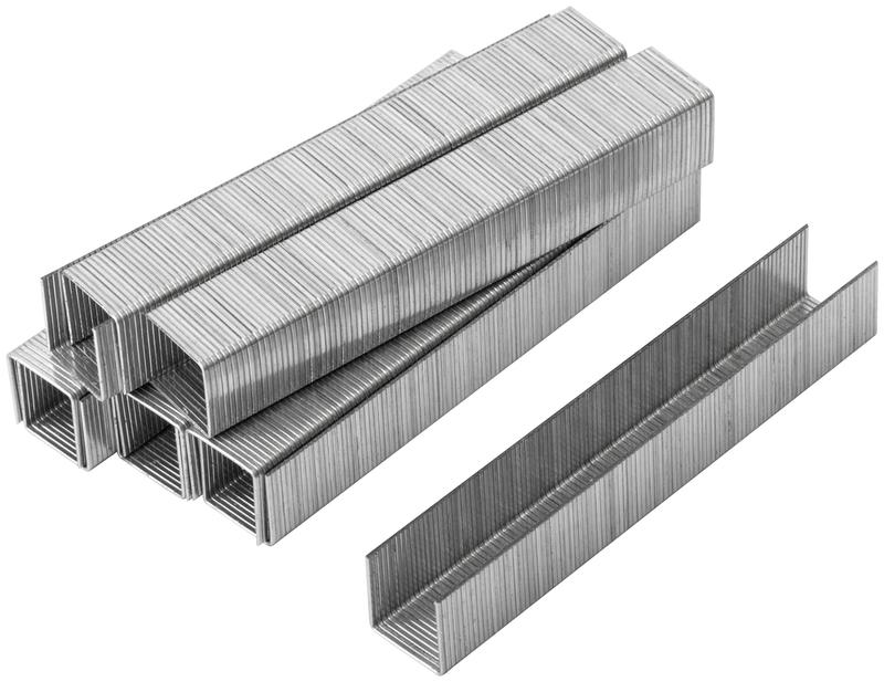 Скоба для степлера закаленные прямоугольные 11.3ммх0.7мм (узкие тип 53) 12мм (уп.1000шт) FIT 31312