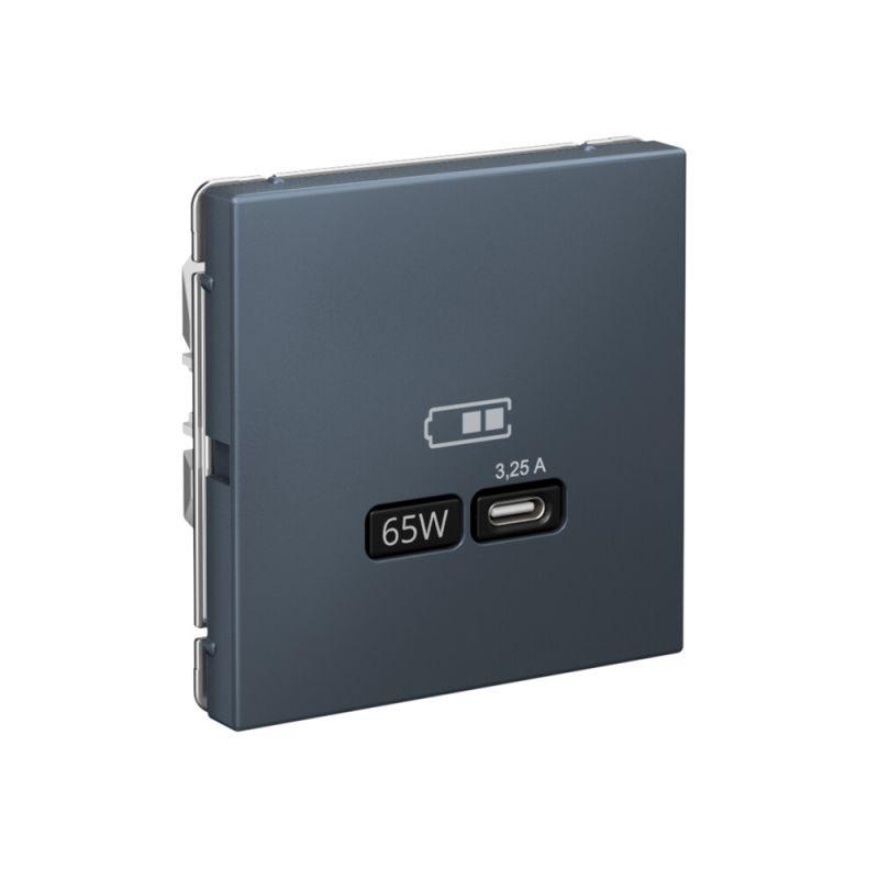 Розетка USB ArtGallery тип C 65Вт QC PD высокоскор. ЗУ механизм грифель SE GAL000727