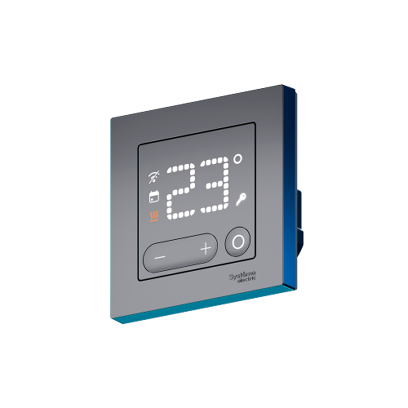 Термостат программируемый для электрического теплого пола AtlasDesign Smart 16А Zigbee механизм черн. SE ATN001038Z