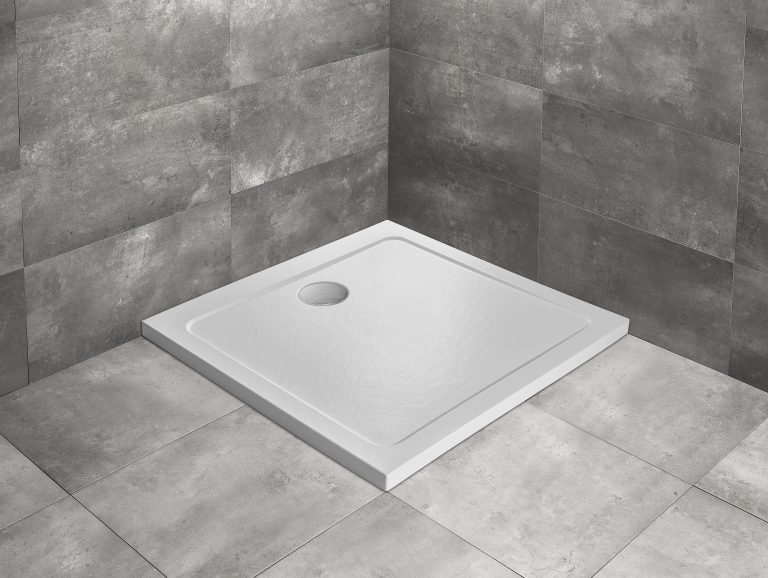 Душевой поддон Doros C 80x80 Stone White