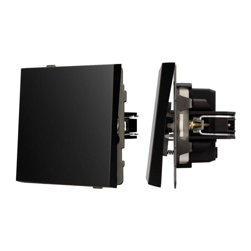 Механизм звонкового выключателя SWT-TENDO-MKR1-PL-BK 230В 10А Arlight 054143