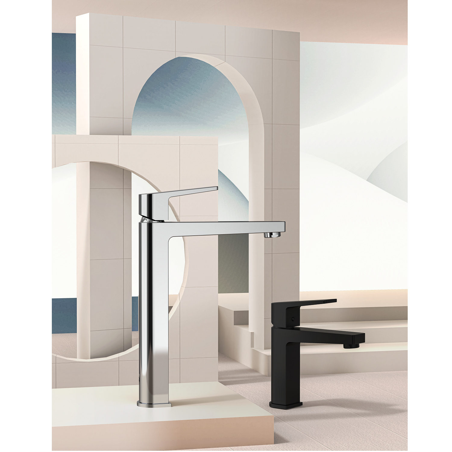 Смеситель для раковины Splenka S02.10.06, черный