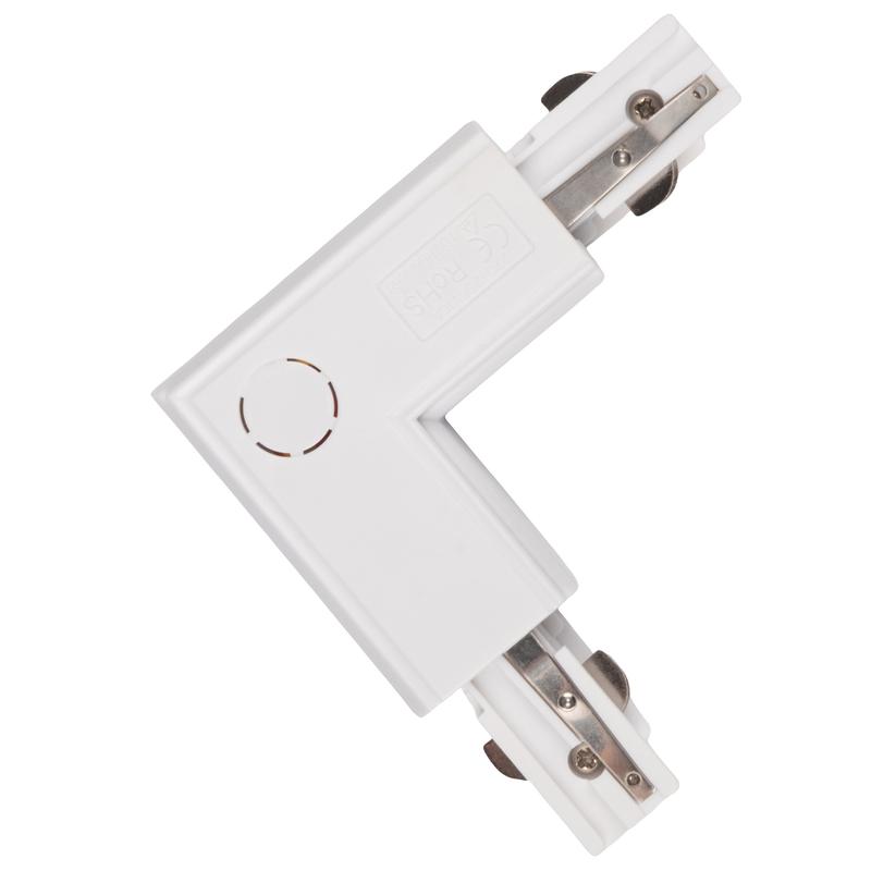 Аксессуар к шинопроводу трехфазному 3P PTR CL-WH INT коннектор внутренний Pro+ бел. JazzWay 5063099