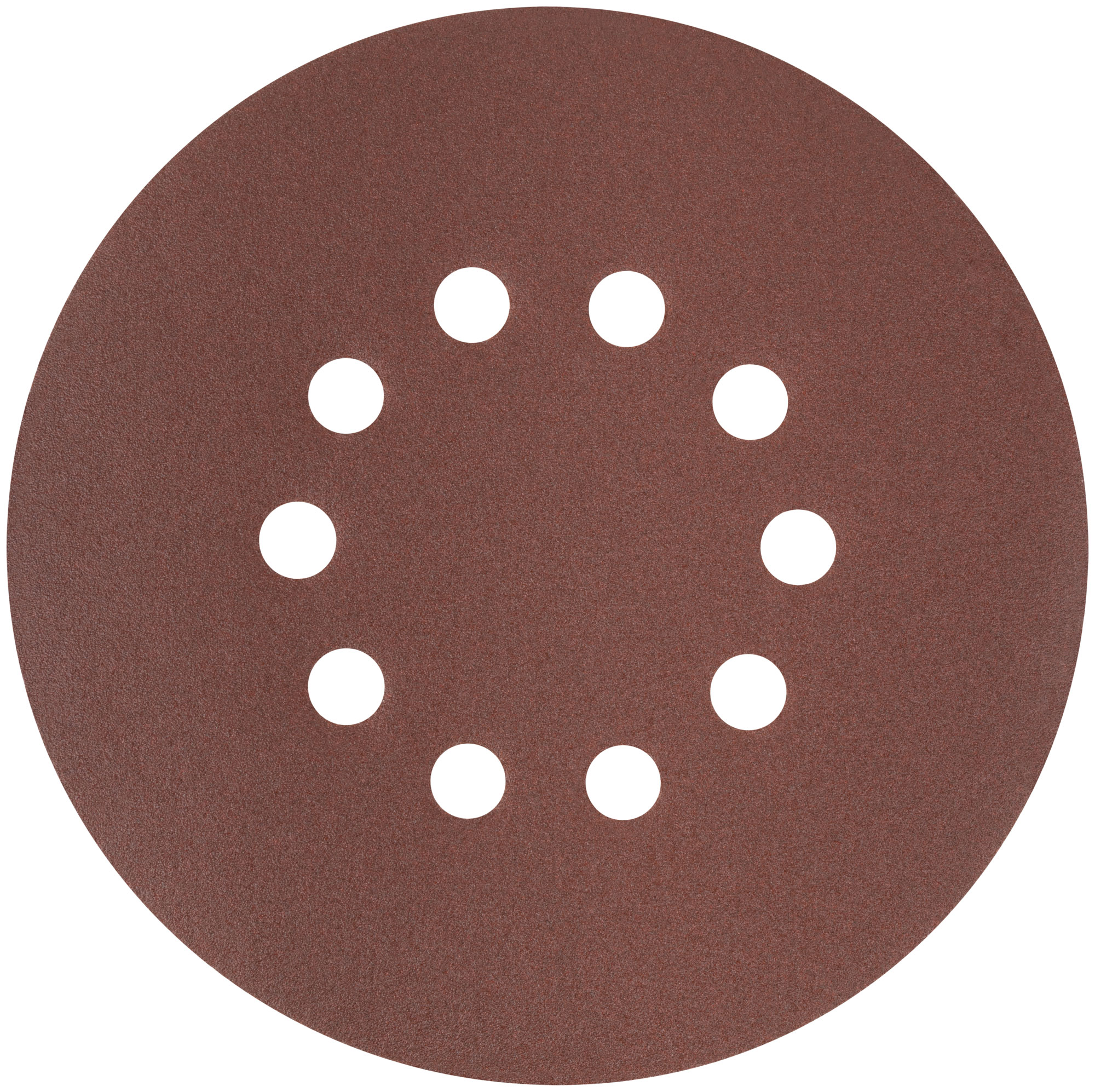 Круги шлифовальные с отверстиями (липучка), алюминий-оксидные, 225 мм, 5 шт. Р 100