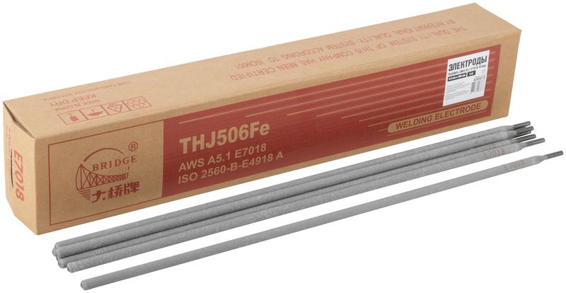 Электрод THJ506Fe "Bridge" для углеродистых и низколегированных сталей 4.0ммх400мм (коробка 5.0кг) ВRIDGE 81780