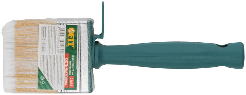 Макловица искусственная светлая щетина пластиковый корпус полая ручка "мини" 30х70мм FIT 01636