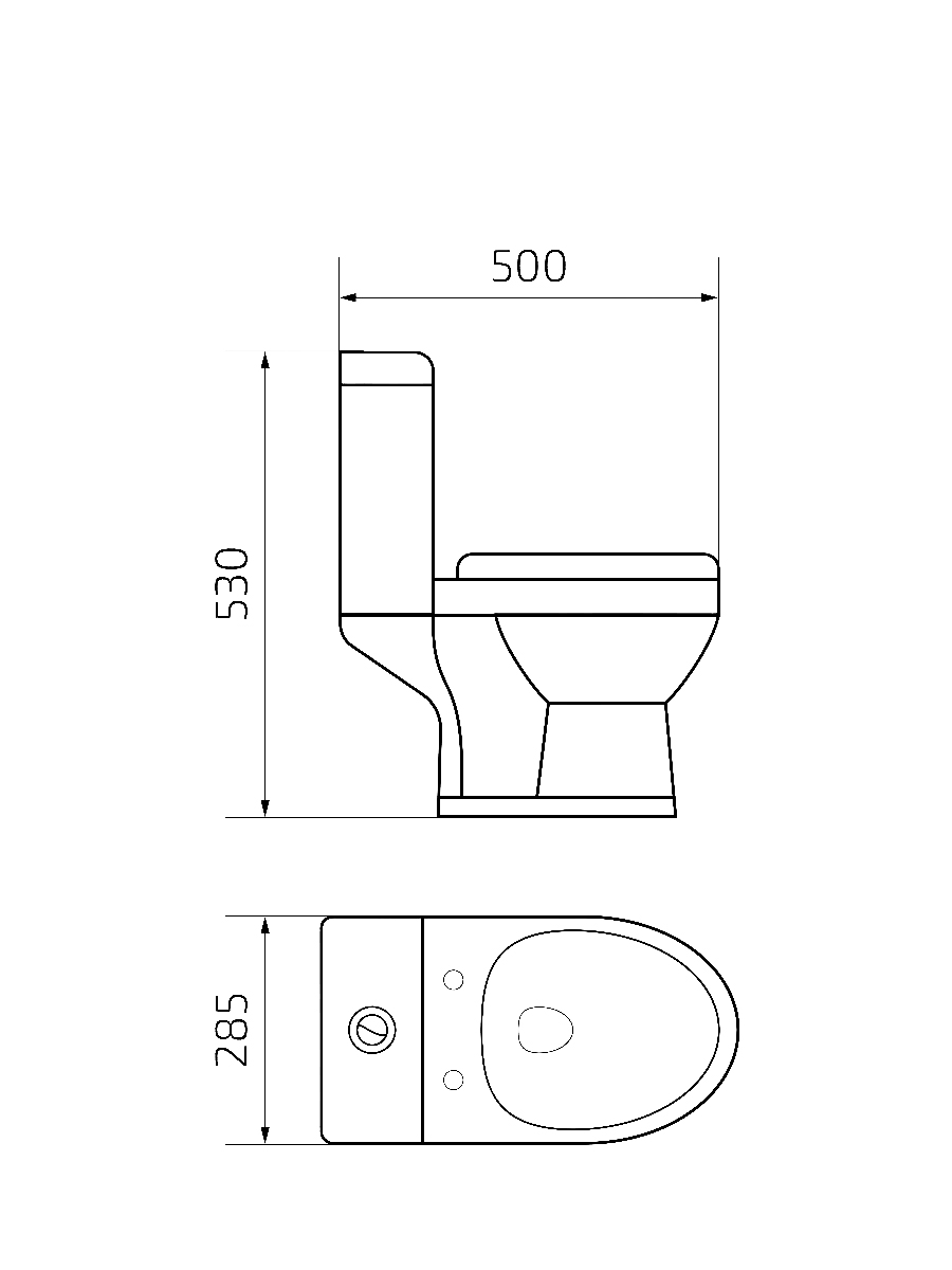 Унитаз напольный детский Gid Tr2192-Y 62208Y желтый 50x28.5x53