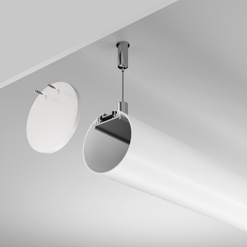 Профиль алюминиевый подвесной D60 Maytoni ALM-D60-S-2M