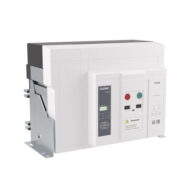 Выключатель автоматический воздушный 4P 4000А 100кА pro ANX40X расцепитель ETA стац. вертикал. подключениеие управления YON ANX40XM4FV522200K